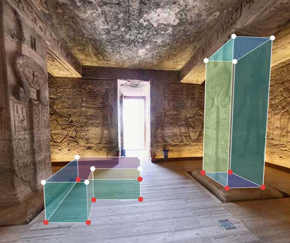 cubes and extruded polygon